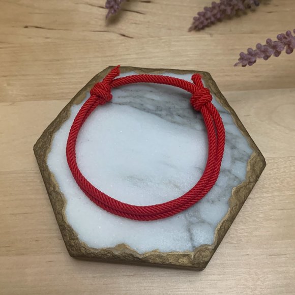 3ml Lucky Red String Bracelets Double Adjustable - Picture 3 of 12